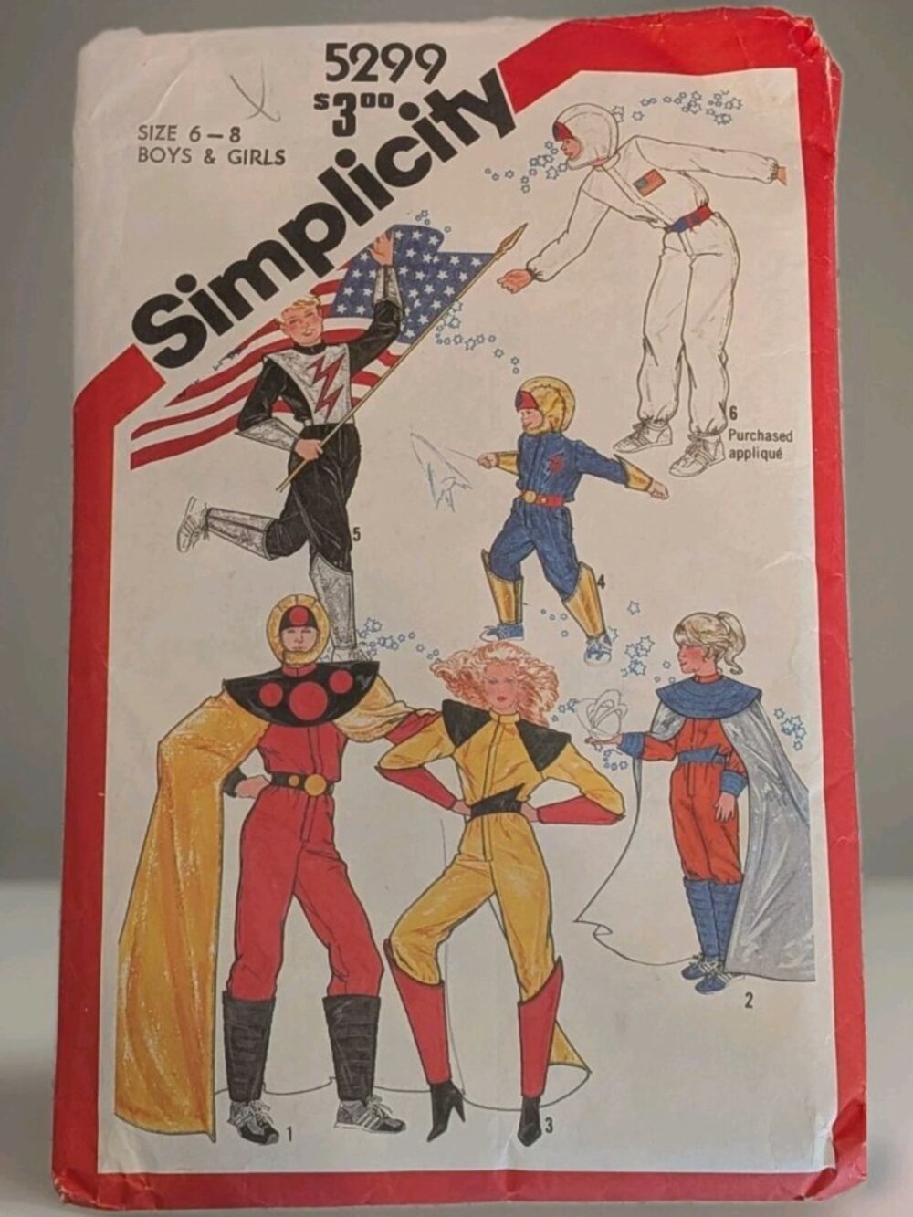 Simplicity 5299 ~ Boys & Girls Halloween Costumes-Astronauts-Wonder Boy 6-8
